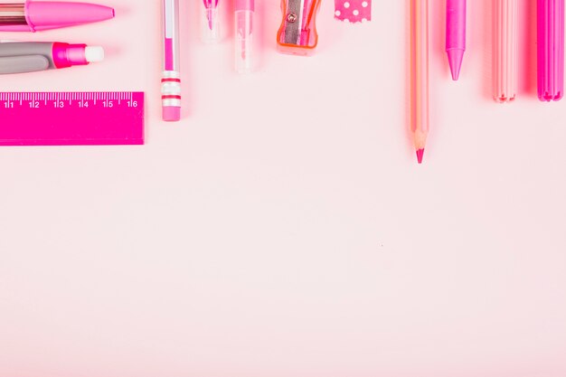 Page 4  Pink School Supplies Images - Free Download on Freepik