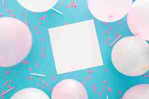 Free photo party or birthday banner with space for text