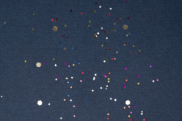 Free Photo party confetti blue wallpaper