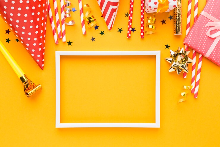 Free Photo party still life pack