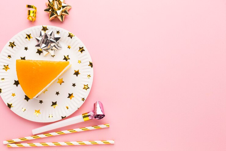 Free Photo party still life set