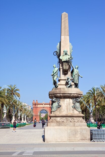 Passeig de Lluis Companys、バルセロナ