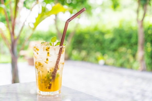 passion fruit soda mint