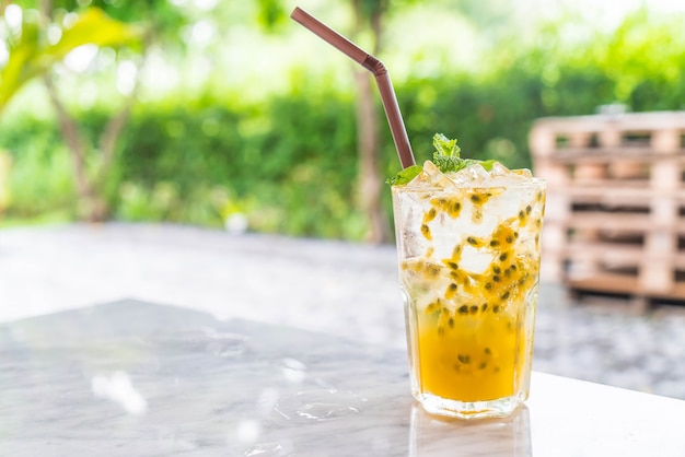 passion fruit soda mint