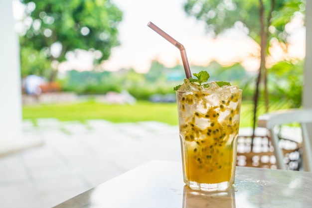 passion fruit soda mint