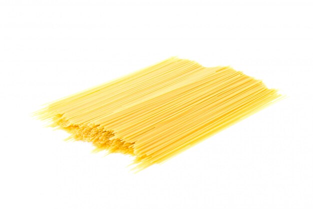 Pasta isolated on white background