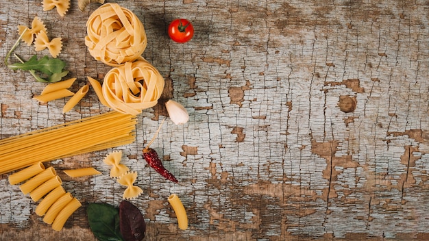 Pasta and vegetables