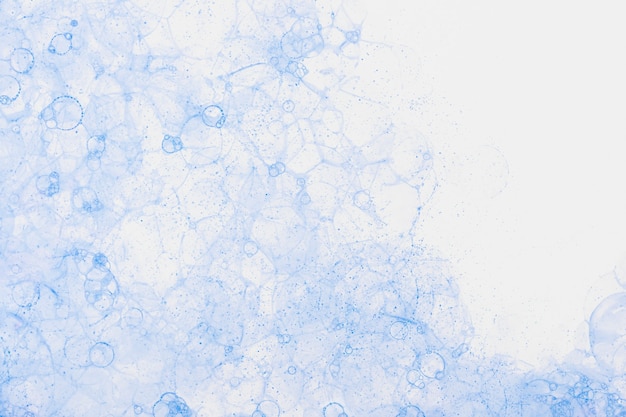 Pastel blue bubble painting background feminine style
