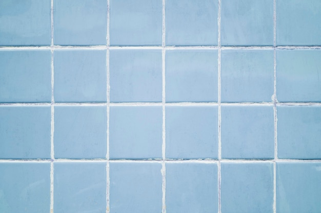 Free photo pastel blue tiles textured background