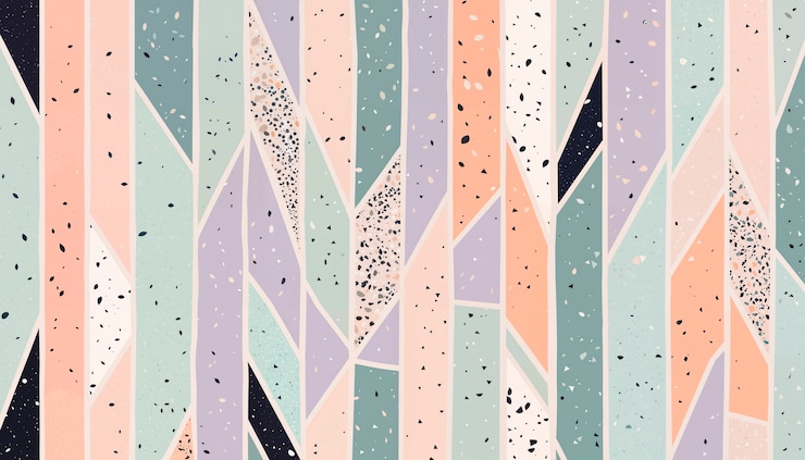 Free Photo pastel geometric abstract background
