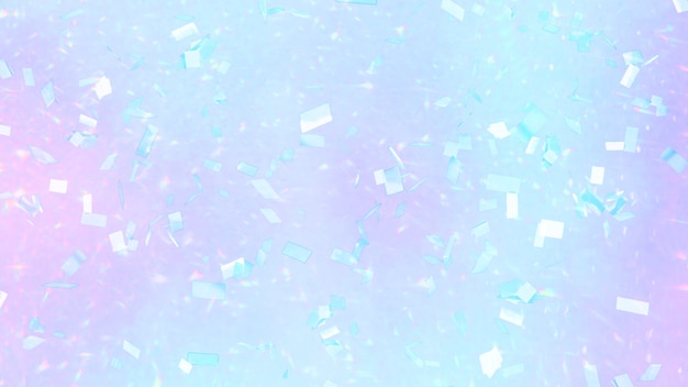 Pastel Gradient Confetti Holographic Copy Space