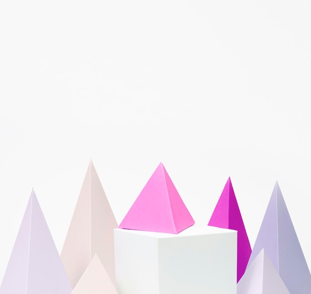 Pastel paper element collection design