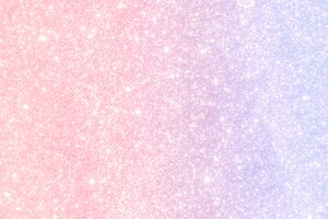 Pastel pink and blue glittery background