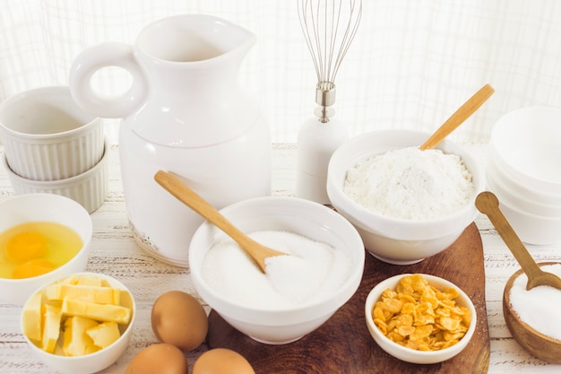 Pastry preparation ingredients