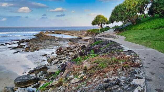 Path To The Sea Baths Near The Pacific Ocean