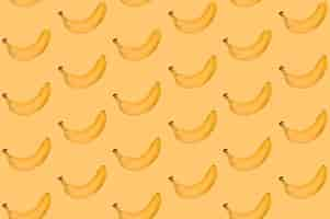 Free photo pattern of delicious banana