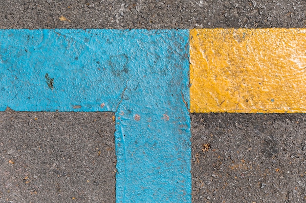 Pavement texture with traffic signals