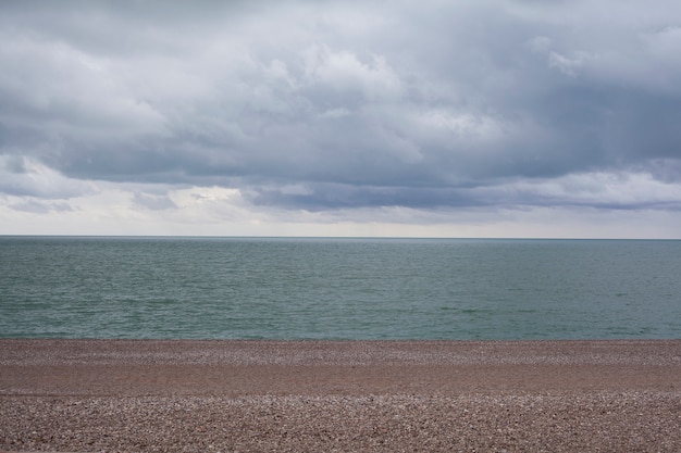 Peaceful beach landscape