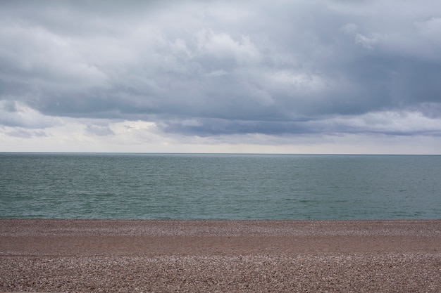 Free photo peaceful beach landscape