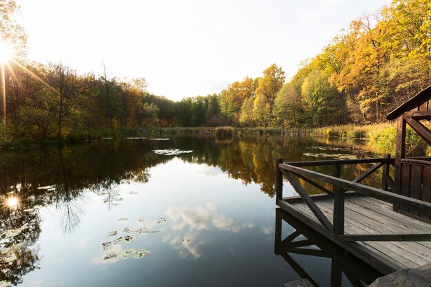 Peaceful and beautiful landscape in daylight