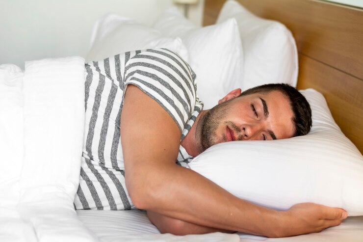 平和な男の睡眠