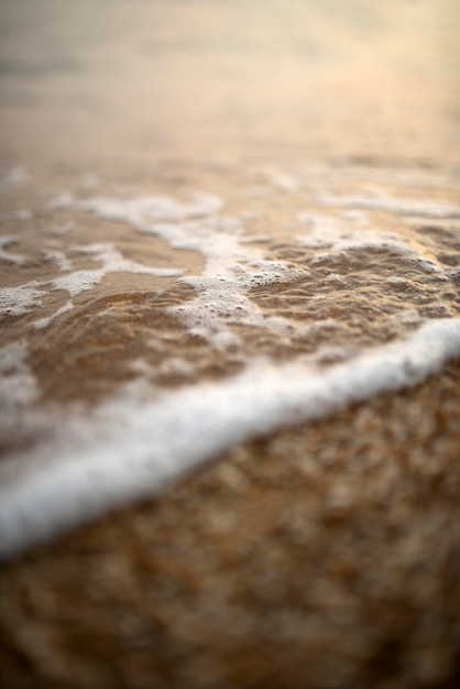 Peaceful water and sand composition