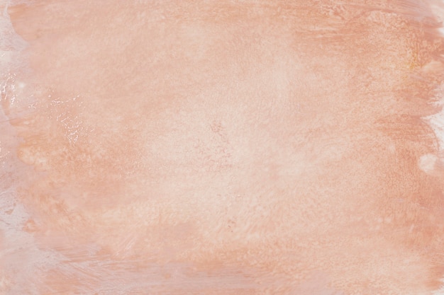 Peach acrylic painting background vector