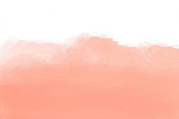 Peach watercolor texture with white background
