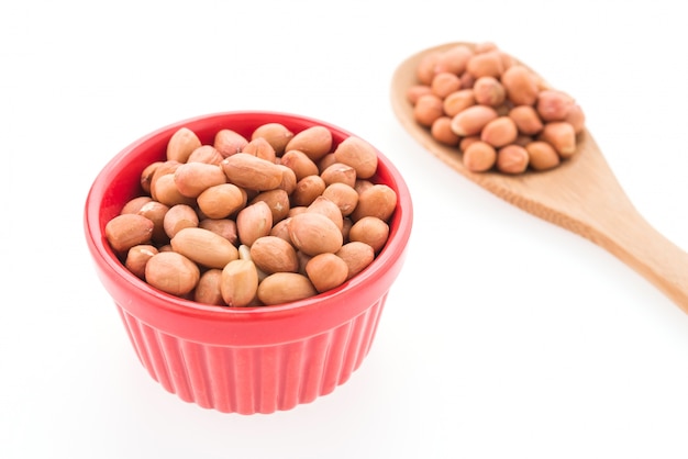 Peanut isolated on white background