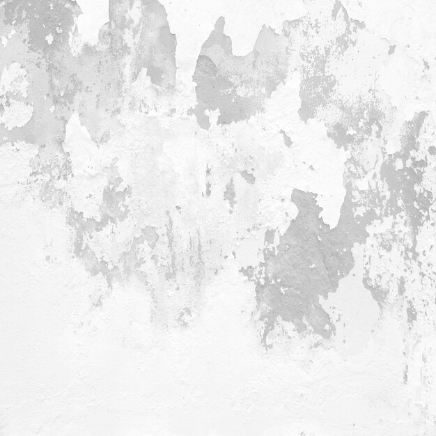 Peeling white cement wall