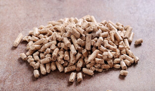 Pellets on surface