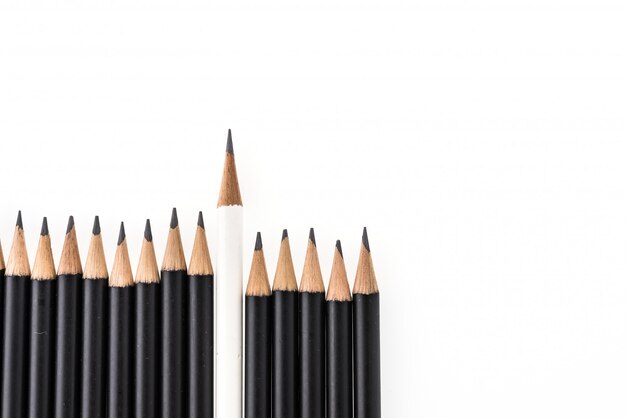 Pencil isolated on white background