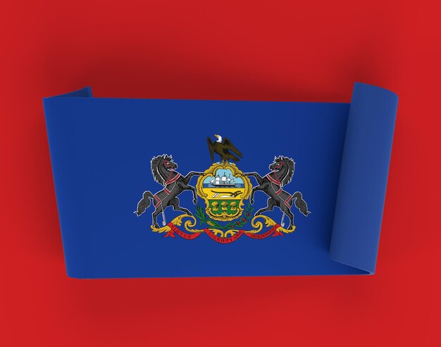 Pennsylvania Ribbon Banner