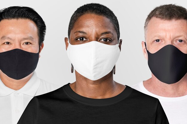 Люди во всем мире носят маски во время пандемии