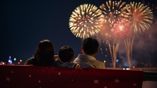 無料写真 大晦日を祝う人々