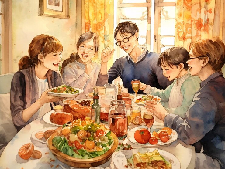 無料Photo 新年の夜を祝う人々