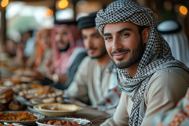 Foto gratuita gente che celebra insieme il ramadan