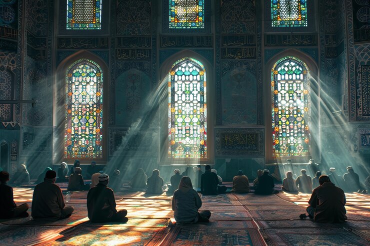Free Photo people celebrating ramadan together