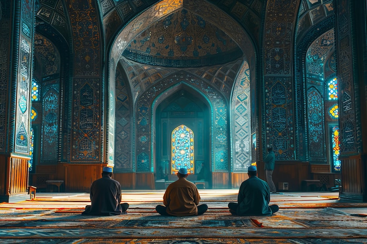 Free Photo people celebrating ramadan together
