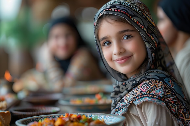 Foto gratuita gente che celebra insieme il ramadan