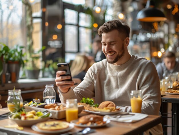 People creating food content to upload on the internet for food lovers