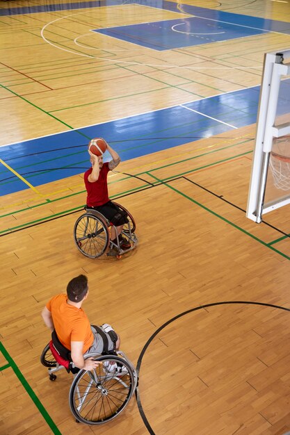 People doing sports with disabilities