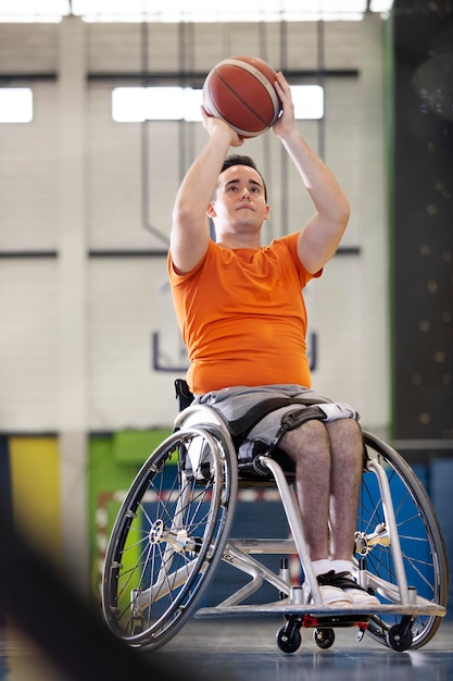 People doing sports with disabilities