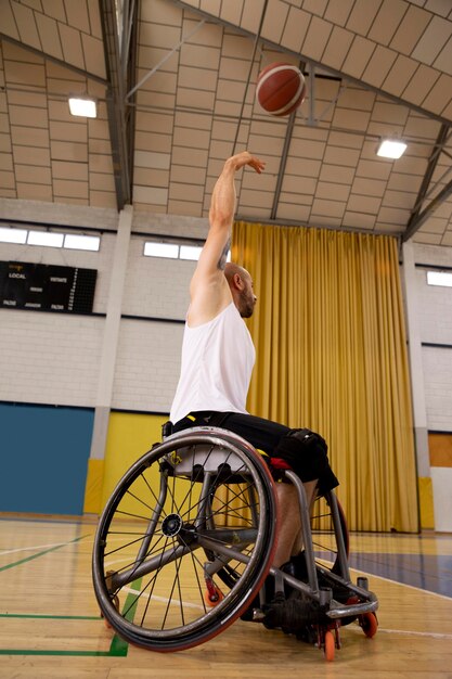 障害のあるスポーツをしている人