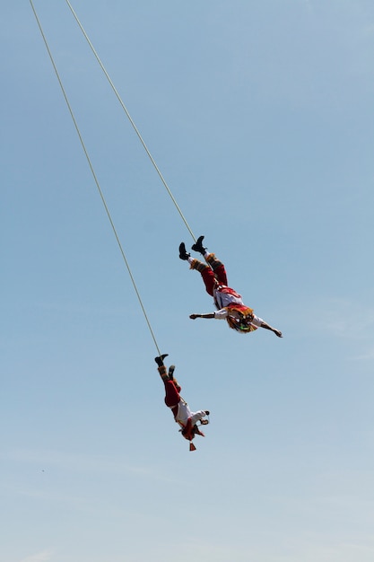 Free photo people doing tricks life in mexico landscape