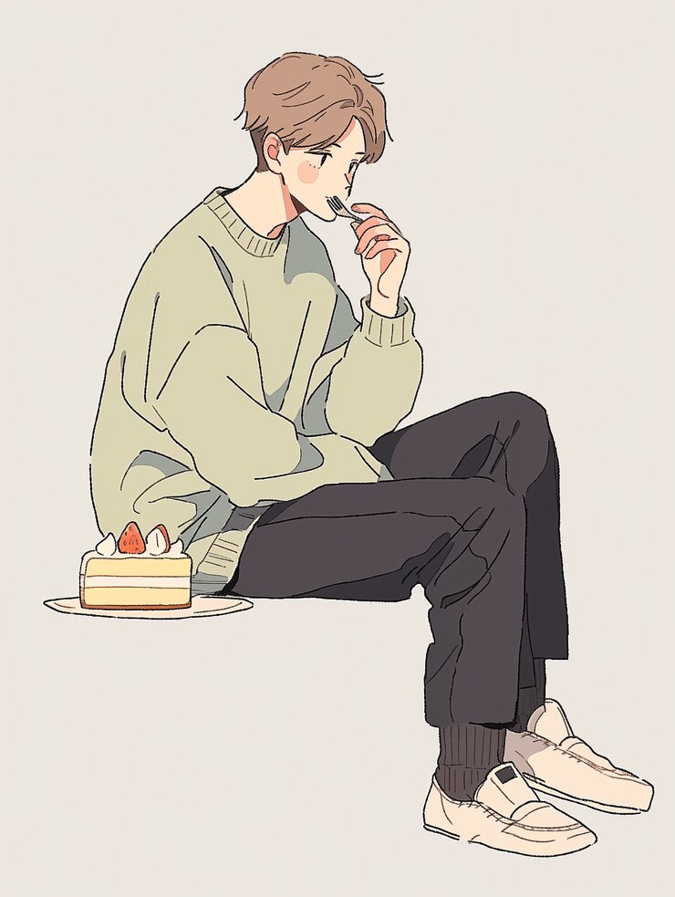 無料Photo 甘くて美味しいケーキを食べている人々