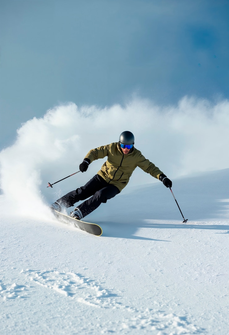 無料Photo 雪のスポーツを楽しむ人々
