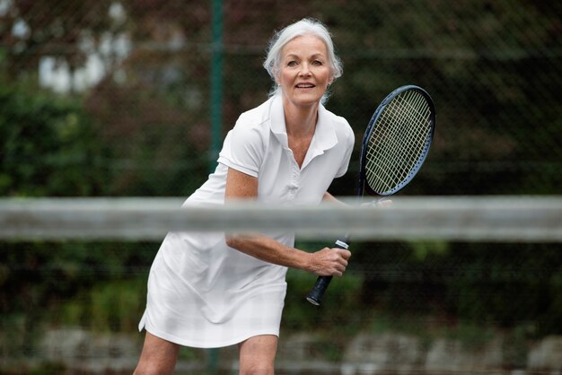 People having happy retirement activity