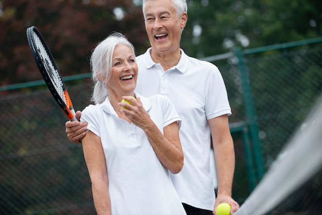 Free photo people having happy retirement activity