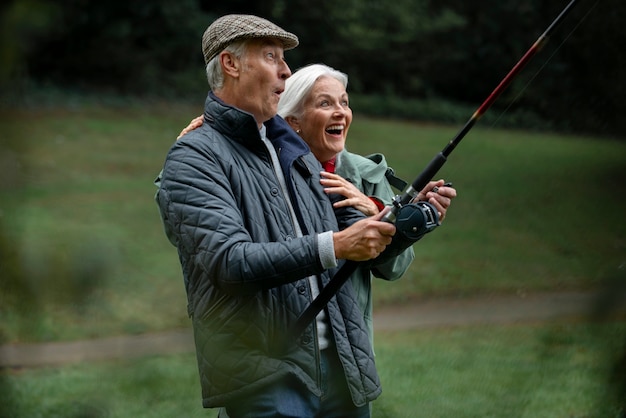 Люди, имеющие счастливую пенсионную активность